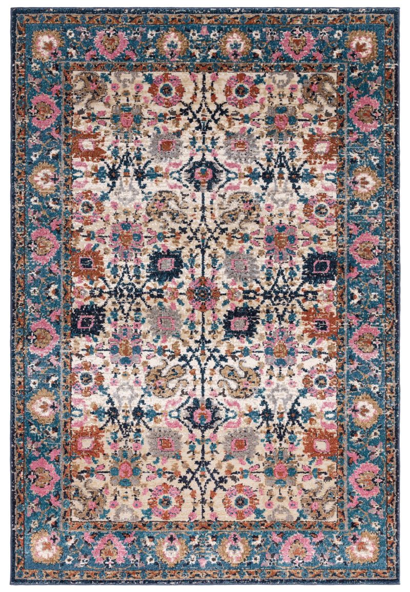 Covor traditional persan model geometric Zola Sarab 16 mm 120x170 cm ZOLA1201700007 - imagine 2