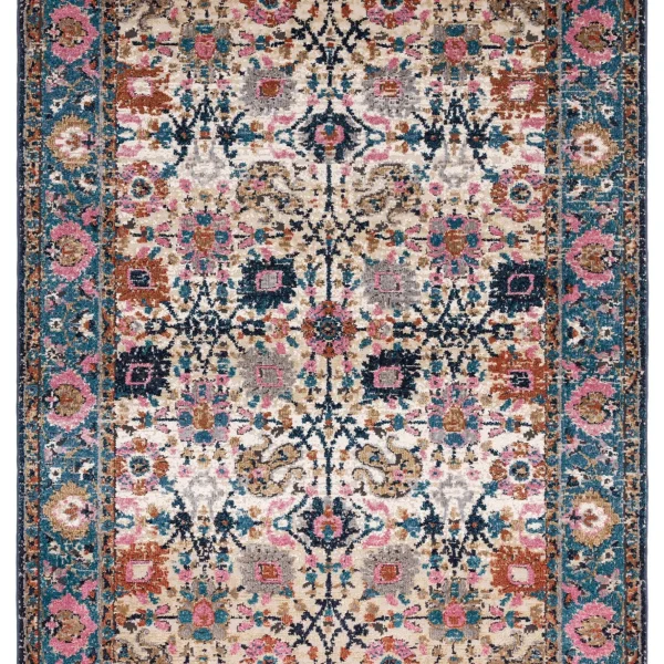 Covor living traditional persan model geometric Zola Sarab 34 mm 195x290 cm