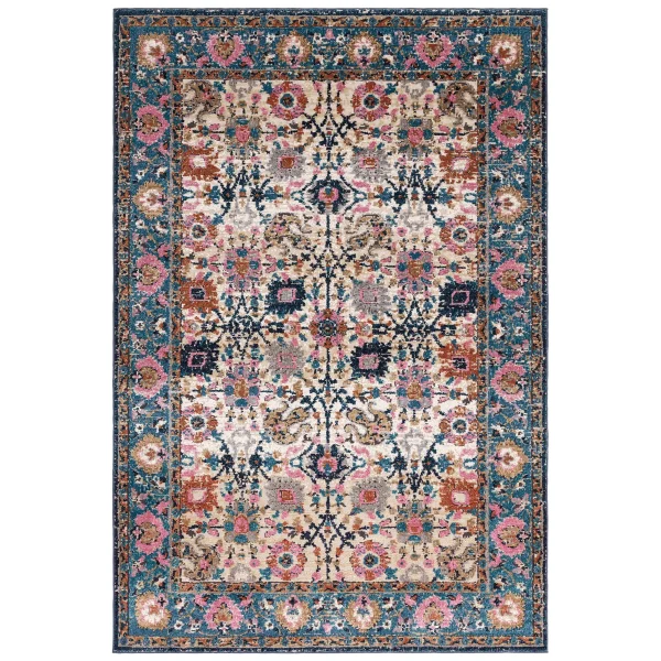 Covor traditional persan model geometric Zola Sarab 16 mm 120x170 cm ZOLA1201700007