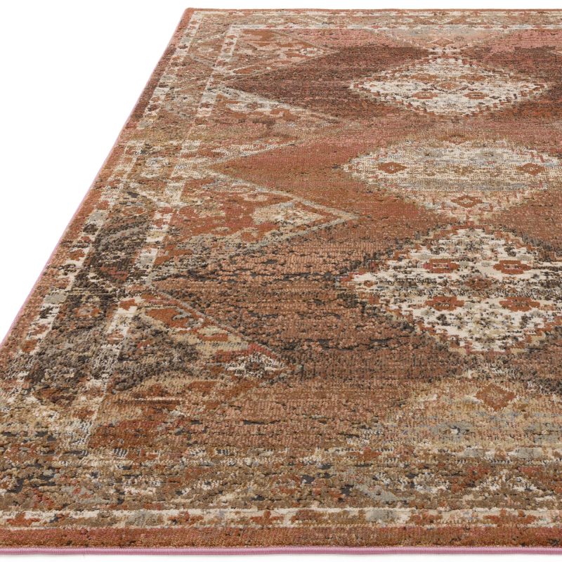 Covor traditional persan model geometric Zola Tark 26 mm 155x230 cm ZOLA1552300008 - imagine 4