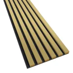 Panou riflaj decorativ Linea Slim Stegu 3 auriu negru 30x150x2650 mm