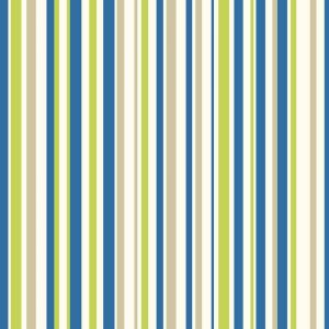 Tapet Arthouse Earn Your Stripes Blue/Green Kids color Blue 1005 mm x 53 cm