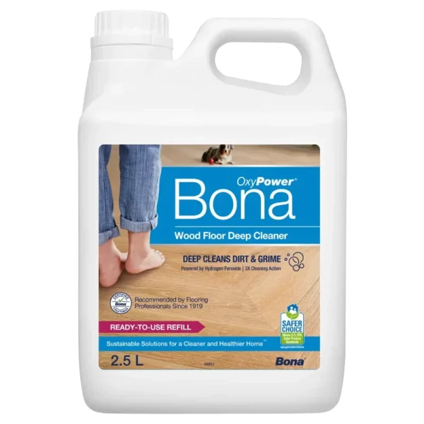 Bona OxyPower rezervă parchet, detergent lemn, curățare profundă, 2,5 L WM857015001