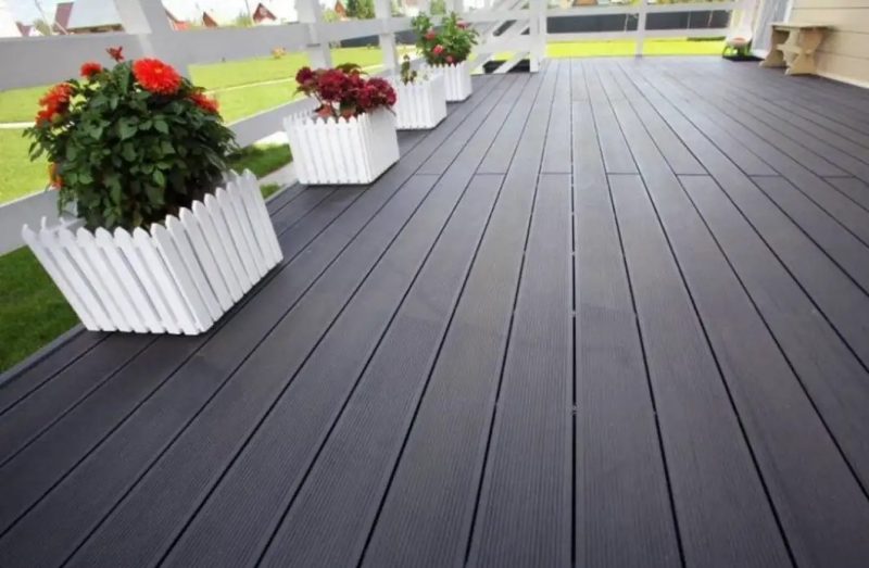 Placa pardoseala deck WPC ePadeck Antracit 60% fibra lemnoasa, 2000 x 150 x 25 (mm)