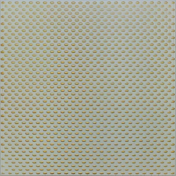 Tavan fals decorativ gri cu auriu, Retro 103 s-z, 50x50 cm 24 mp/pachet