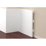 Plintă decorativă, albă, înălțime 195 mm, DUROTEC 39, 2440 mm