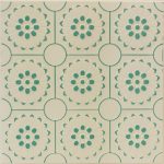 Tavan decorativ polistiren, crem cu verde, Folk 77 Z, 50x50 cm, 28 mp/pachet