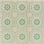 Tavan decorativ polistiren, floral, crem cu verde, Folk 77 Z, 50×50 cm, 28 mp/pachet