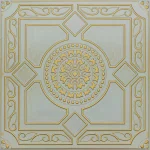 Tavan Fals Decorativ Retro S Z Gri cu Auriu x cm