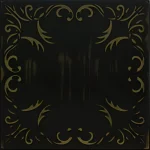 Tavan fals ornamental negru cu auriu Retro C Z x cm