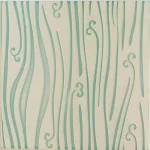 Tavan fals polistiren, crem cu verde, Folk 102 Z, 50x50 cm, 28 mp/pachet