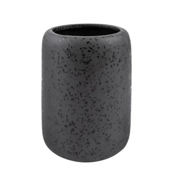 Pahar periuță de dinți, ceramică gri mat, Hades, AWD02191803, AWD Interiors