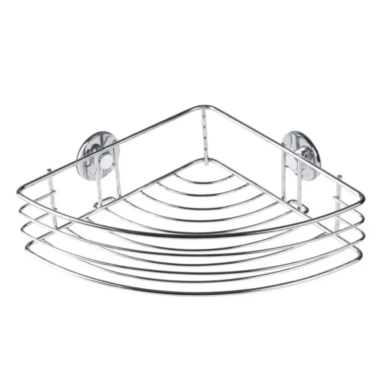 Raft metalic coltar pentru baie, cromat, AWD02081130, AWD Interiors