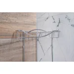 Raft metalic baie dublu, cromat, AWD02080049, AWD Interiors, 22cm