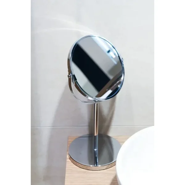 Oglindă cosmetică machiaj, oțel cromat, sticlă, AWD02090704, AWD Interiors