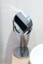 Oglindă cosmetică machiaj, oțel cromat, sticlă, AWD02090704, AWD Interiors