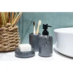 Dozator săpun, ceramică gri antracit mat, Hades, AWD02191802, AWD Interiors, 350 ml
