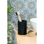 Pahar periuța de dinți, negru mat, ABS, Ksanti, AWD02191722, AWD Interiors