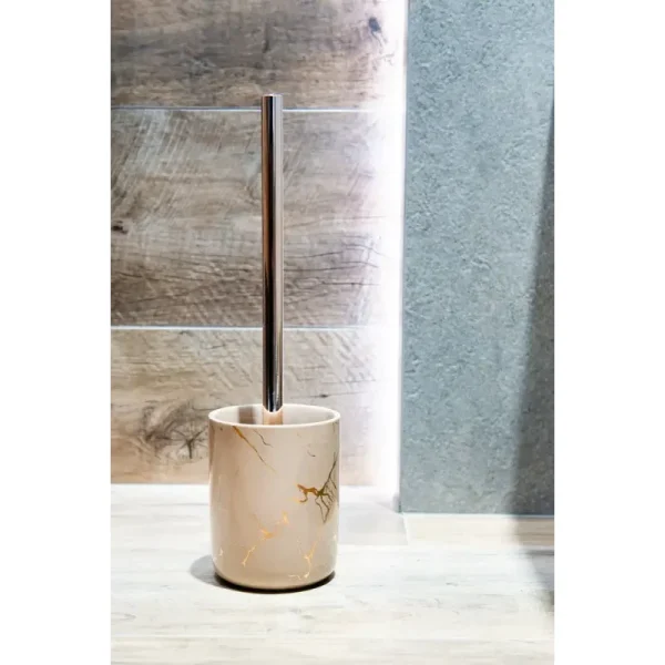 Perie WC, ceramică bej auriu, Diosa, AWD02191748, AWD Interiors