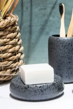 Săpunieră, ceramică antracit, Hades, AWD02191804, AWD Interiors