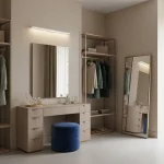 Aplica Aqua albă 92 cm IP44 LED CCT, iluminat baie Light Prestige