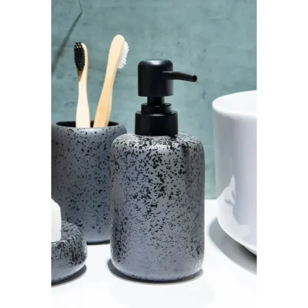 Dozator săpun, ceramică gri antracit mat, Hades, AWD02191802, AWD Interiors