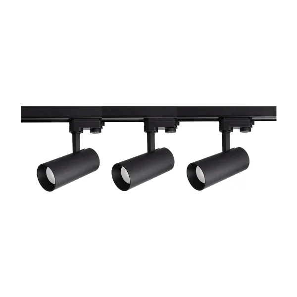 Set iluminat șină 1F negru 3xGU10