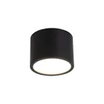 Plafonieră aplicată neagră, IP65, GX53, iluminat tehnic, Kendal Light Prestige