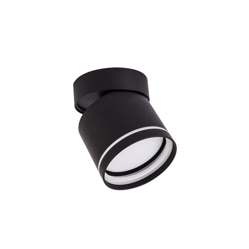 Plafonieră aplicată neagră GX53, design modern, Kendal Light Prestige - imagine 4