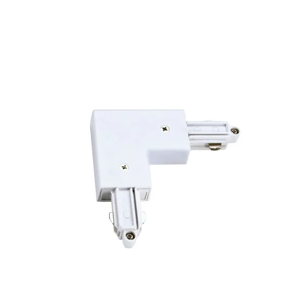 Conector L 1F alb
