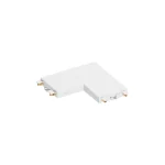 Conector aplicat tip L alb