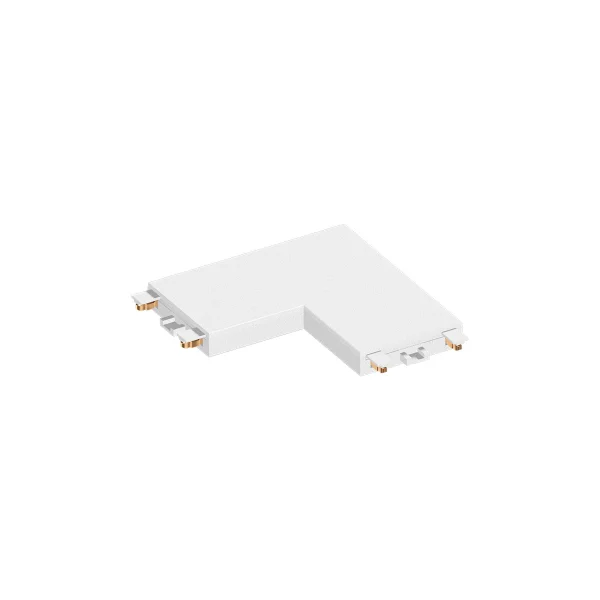Conector aplicat tip L alb