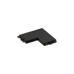Conector aplicat tip L negru