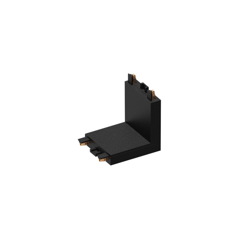 Conector L tavan-perete negru