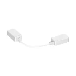Conector aplicat cu cablu alb, sistem Magnetic Slim Light Prestige