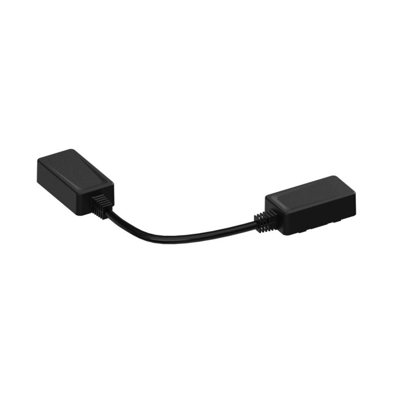 Conector aplicat cu cablu negru