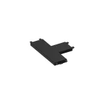 Conector aplicat tip T negru, sistem Magnetic Slim Light Prestige