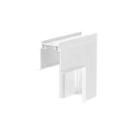 Conector încastrat L tavan-perete alb, sistem magnetic, Slim Light Prestige