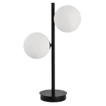 Lampă de masă neagră 2xG9, iluminat decorativ, Dorado Light Prestige