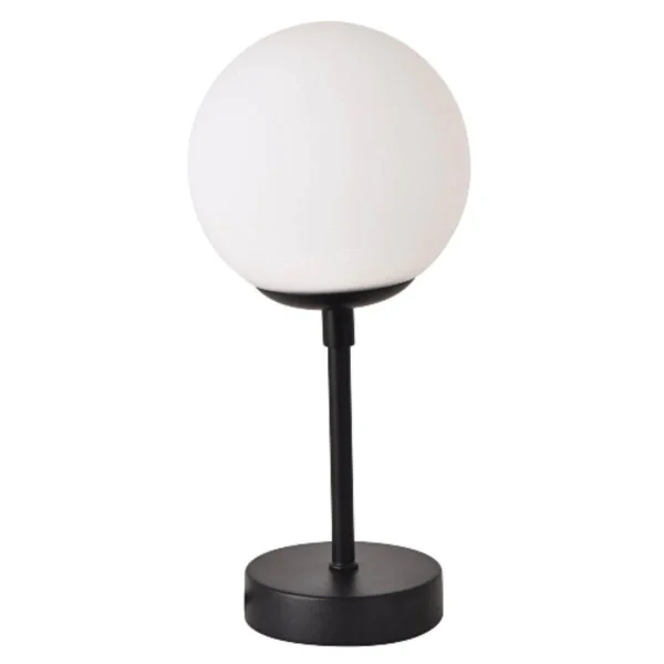 Lampă de masă neagră 1xE14