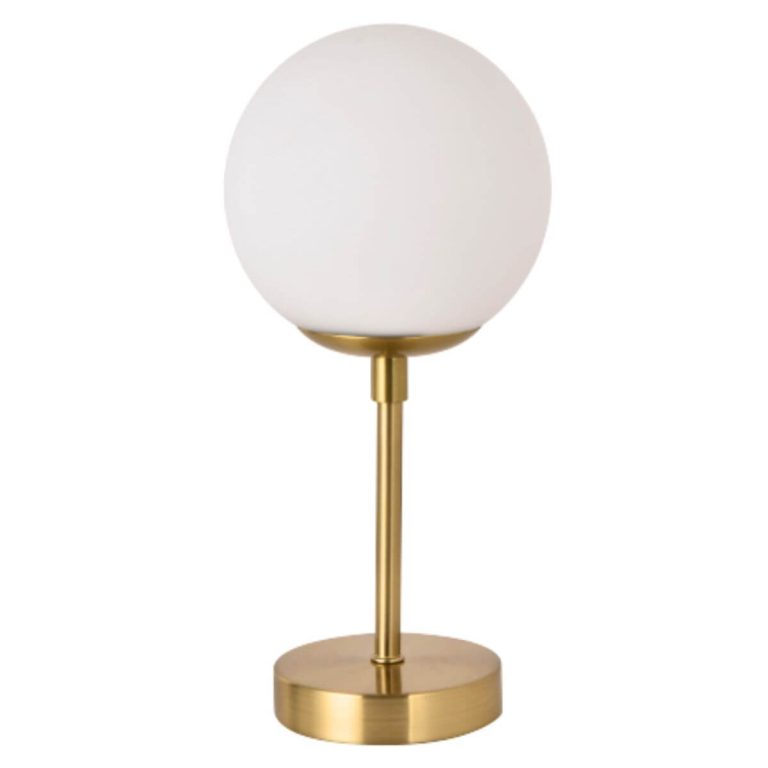 Lampă de masă aurie 1xE14