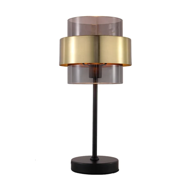 Lampă de birou neagră 1xE14