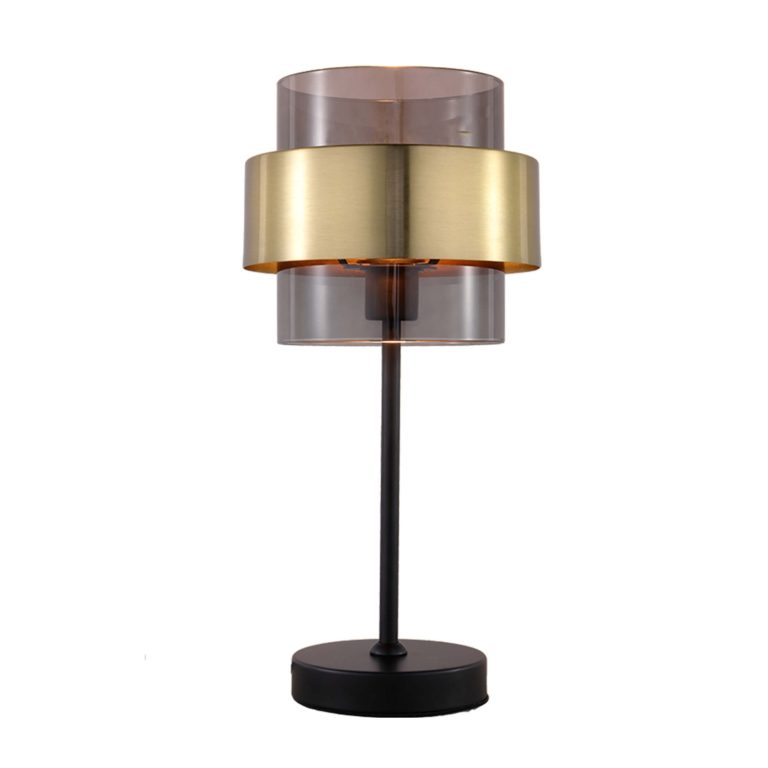 Lampă de birou neagră 1xE14