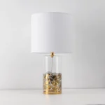 Lampă de masă albă 1xE27, stil modern, Sunflower Light Prestige