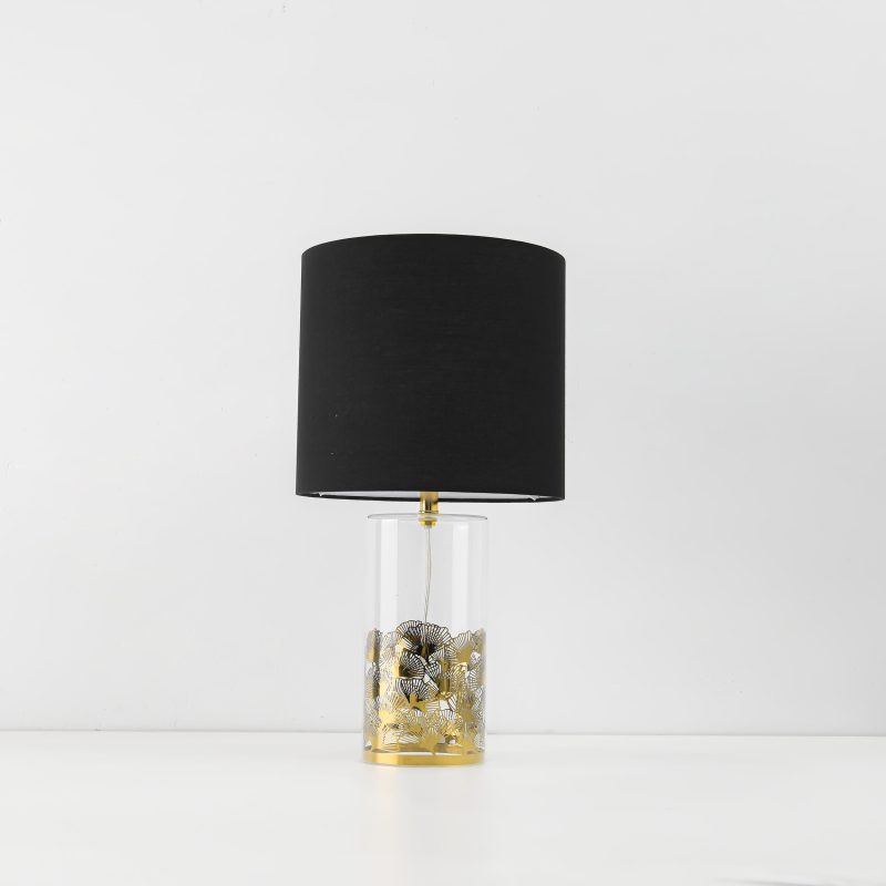 Lampă de masă negru-transparentă 1xE27, stil modern, Sunflower Light Prestige - imagine 5
