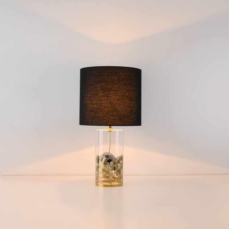 Lampă de masă negru-transparentă 1xE27, stil modern, Sunflower Light Prestige - imagine 6