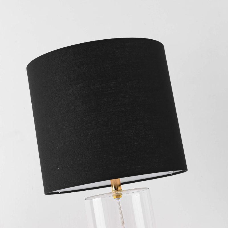 Lampă de masă negru-transparentă 1xE27, stil modern, Sunflower Light Prestige - imagine 7
