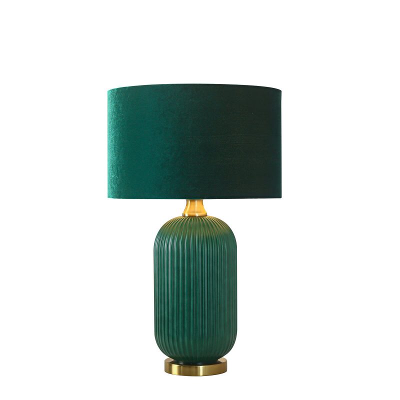 Lampă de masă verde 1xE27, design retro, Tamiza Light Prestige - imagine 4