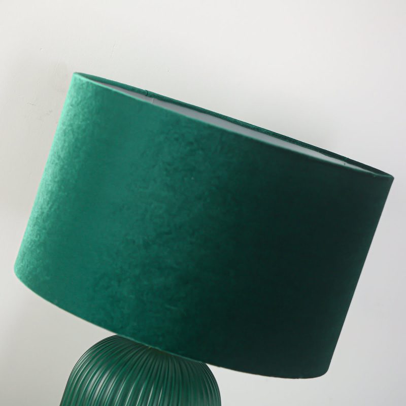 Lampă de masă verde 1xE27, design retro, Tamiza Light Prestige - imagine 6