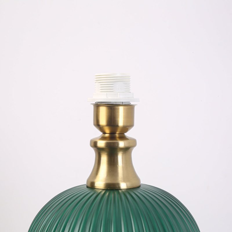 Lampă de masă verde 1xE27, design retro, Tamiza Light Prestige - imagine 7
